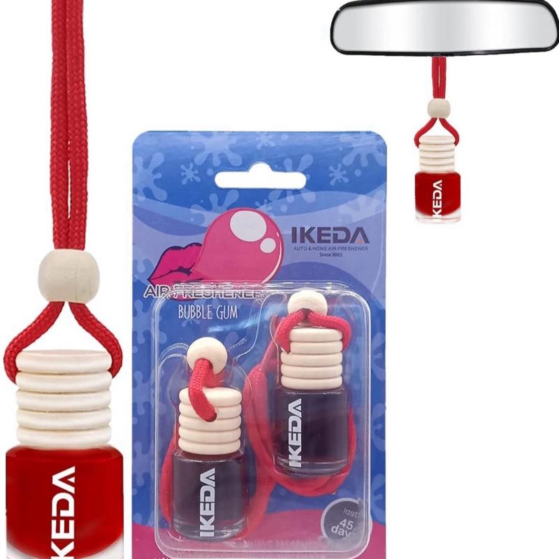 Ikeda Car Air Fresheners, Perfume Hanging Diffuser with Odour Eliminator Technology. Long Fragrant