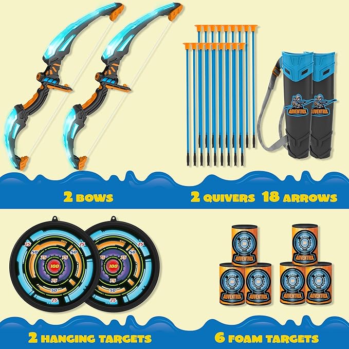 LED Archery Set, Super Value Pack