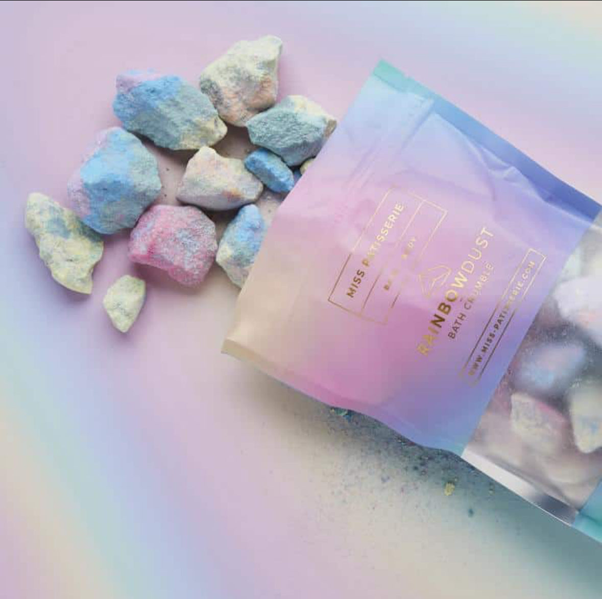 Miss Patisserie Rainbow Dust Bath Crumble