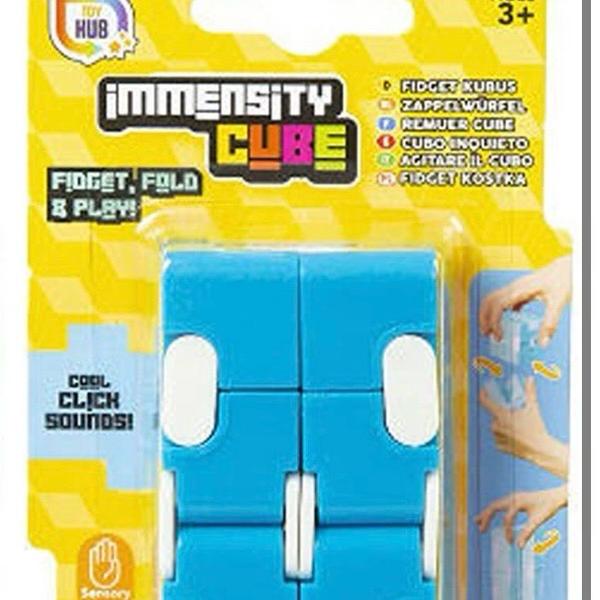 Immensity Cube Fidget - Sensory Fidget Cube with Cool Click Sounds for Folding and Playing - Immensity