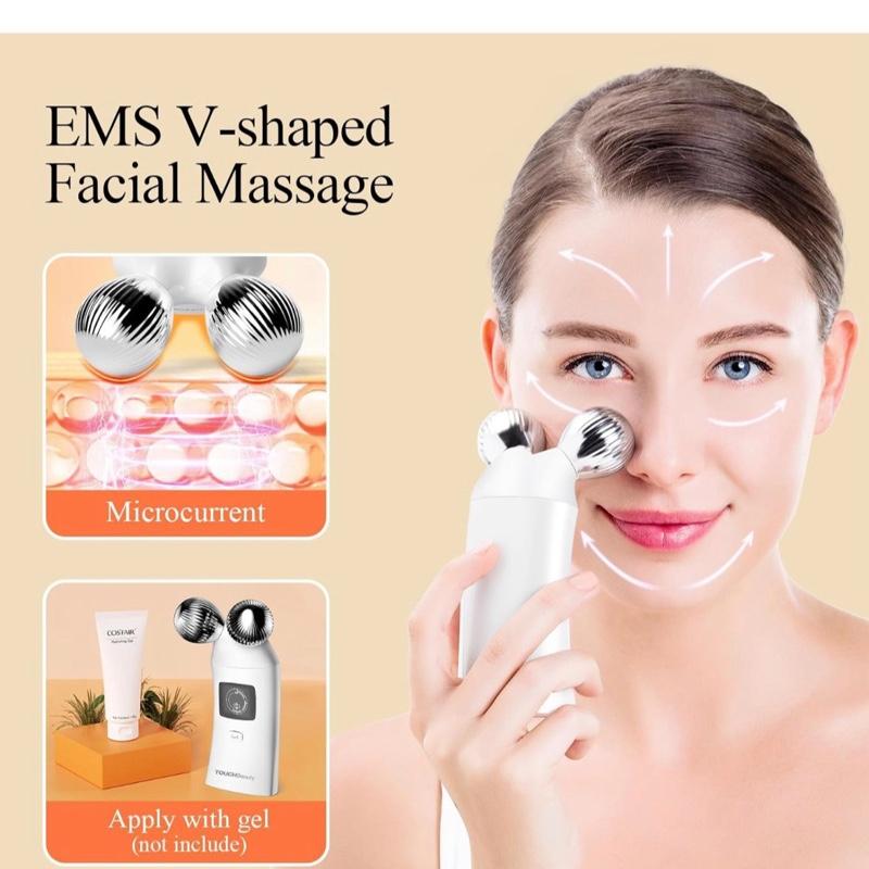 TOUCHBeauty 3-in-1 LED Light Therapy Microcurrent Facelift Skin Tightening Rejuvenation Spa device