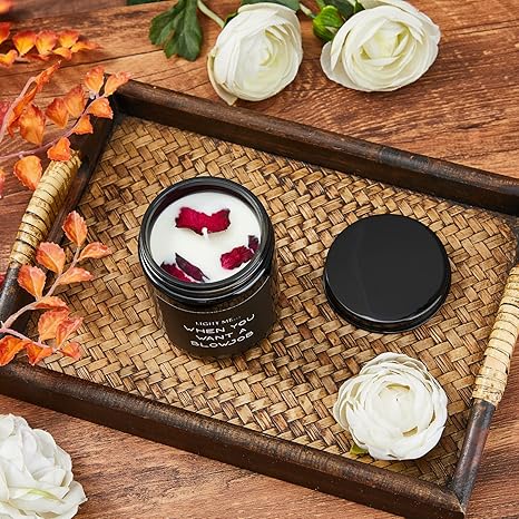 Teakwood & Tobacco Scented Adult Rude Humour Candle