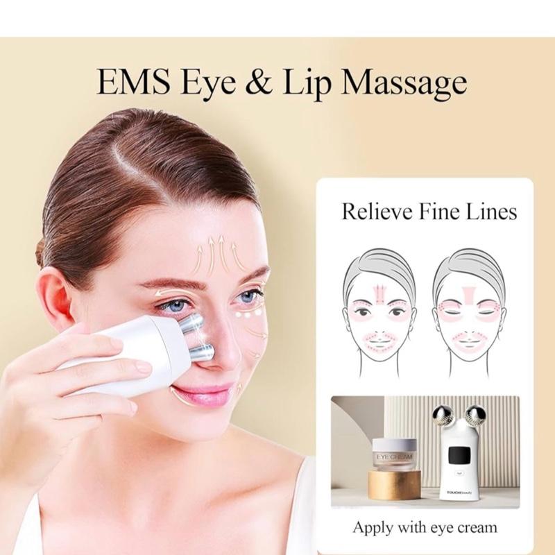 TOUCHBeauty 3-in-1 LED Light Therapy Microcurrent Facelift Skin Tightening Rejuvenation Spa device