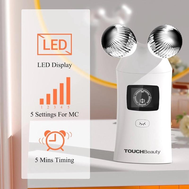 TOUCHBeauty 3-in-1 LED Light Therapy Microcurrent Facelift Skin Tightening Rejuvenation Spa device