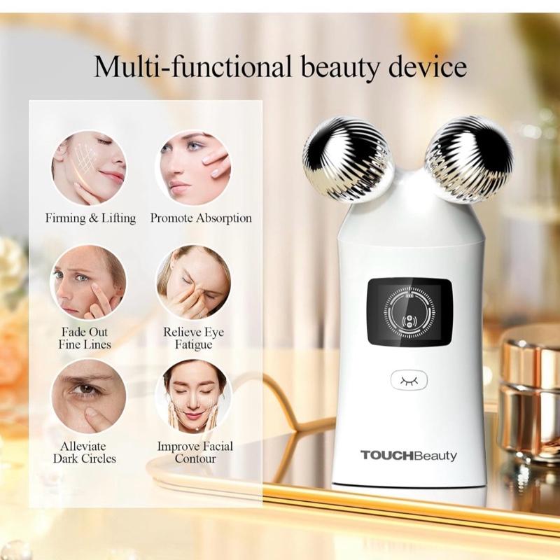 TOUCHBeauty 3-in-1 LED Light Therapy Microcurrent Facelift Skin Tightening Rejuvenation Spa device