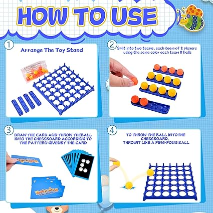 Bounce Off Game, Activate Bounce Ball Game, Desktop Bouncing Interactive Toy, Family Party Board Games Set
