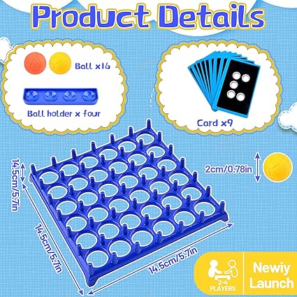 Bounce Off Game, Activate Bounce Ball Game, Desktop Bouncing Interactive Toy, Family Party Board Games Set