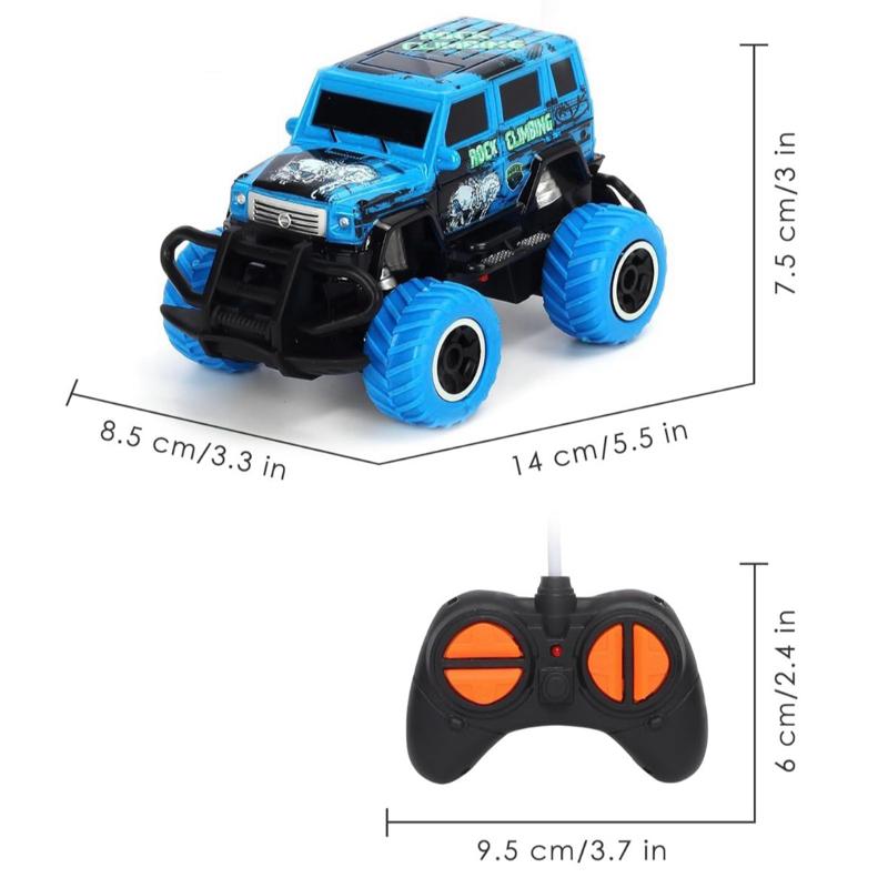 Pup Go Kids Mini RC car Cartoon Remote Control Toy for Kids Age 3+ Exciting Xmas Birthday Gift with Rock Climbing Design