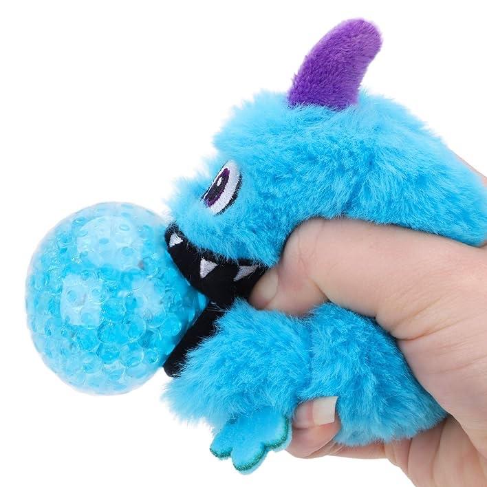 Plush Jelly Monsters Sensory Squishy - Hi-Stress Toy with 4 Crazy Monsters to Collect - Try Me Squeeze My Jelly Belly