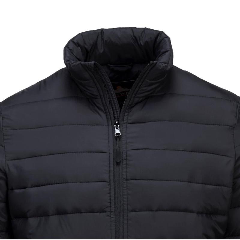 Aspen Baffle Jacket - Black Quilted Puffer Ladies Coat Zip Fastening and Side Pockets
