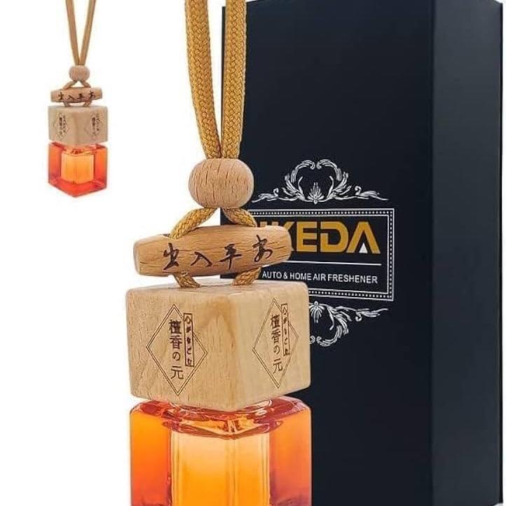 Ikeda Car Air Fresheners, Perfume Hanging Diffuser with Odour Eliminator Technology. Long Fragrant