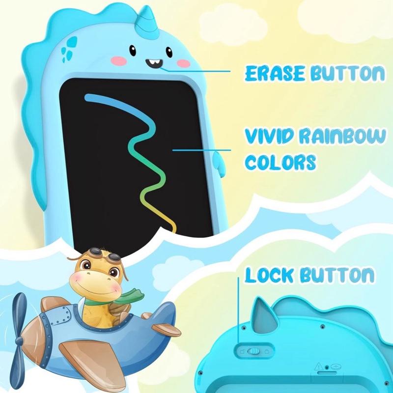 Dinosaur Toys for Boys Toddler Kids - 8.5 inch LCD Board Writing Tablet Drawing Pad for Kids Christmas Eve Box Fillers, Stocking Fillers Boys Gifts Christmas