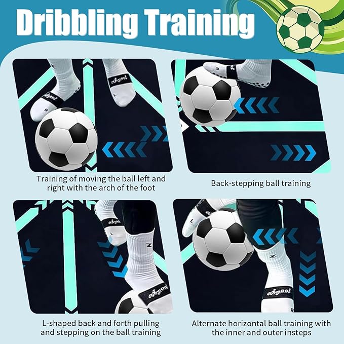 Football Training Mat Equipment for All Ages to Improve Speed, Strength, and Coordination