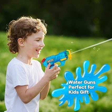 ZALAON Water Guns,2 Pack Small Pistol Guns Water Gun Bath Toy Kids Outdoor Beach Toy Pool Party Summer Water Fighting Toys