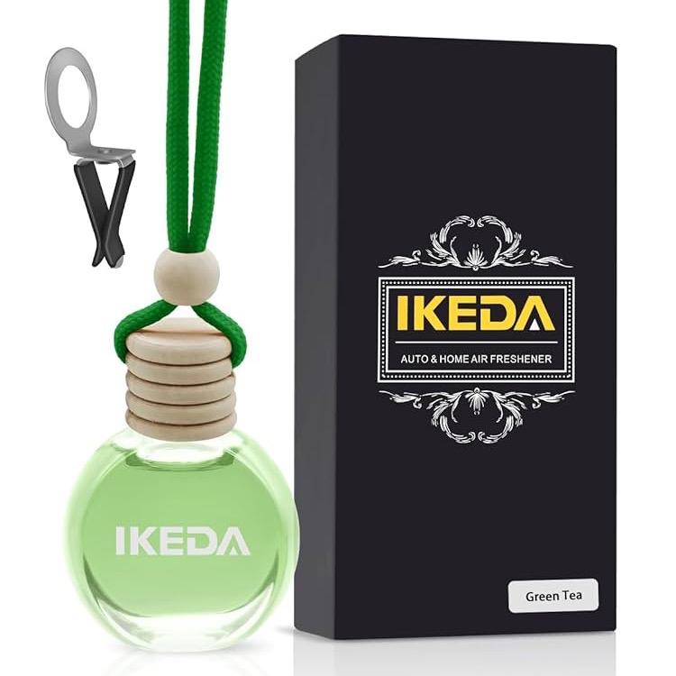 Ikeda Car Air Fresheners, Perfume Hanging Diffuser with Odour Eliminator Technology. Long Fragrant