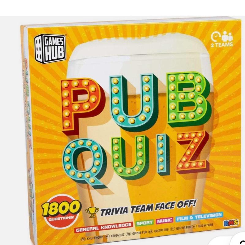 Pub Quiz Game Host Your Own Classic Trivia Board Game Team Play Gift Fun