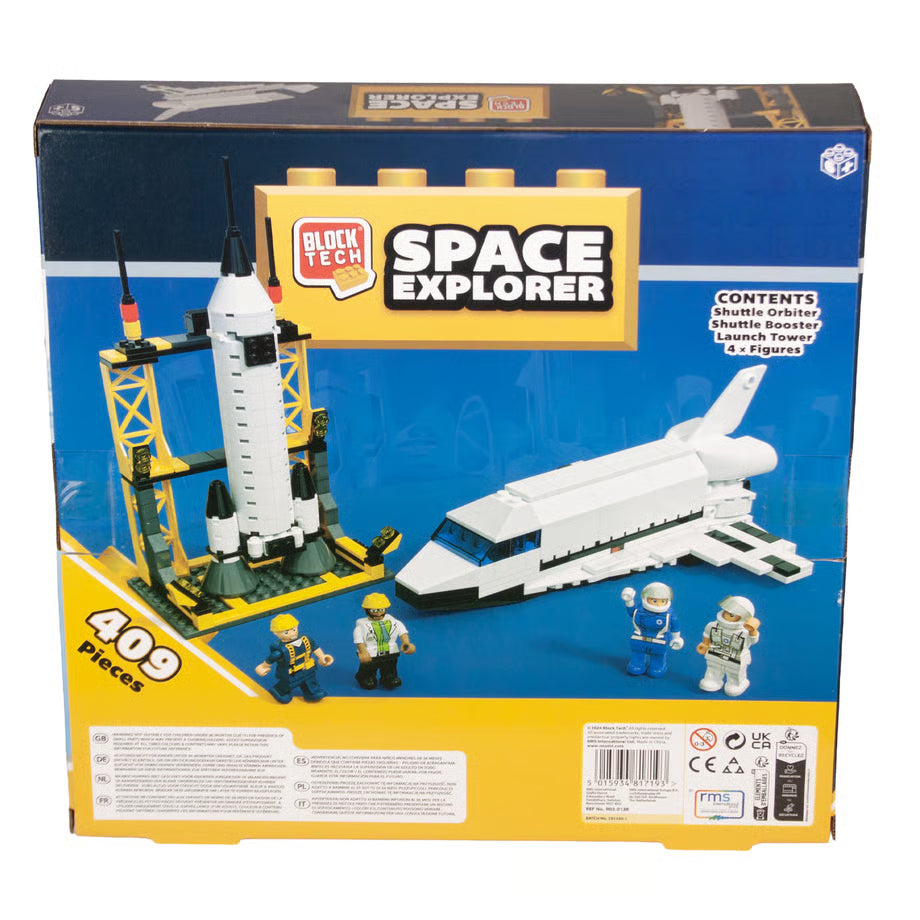 Block Tech Space Explorer Launch Pad & Space Shuttle 409 Pieces