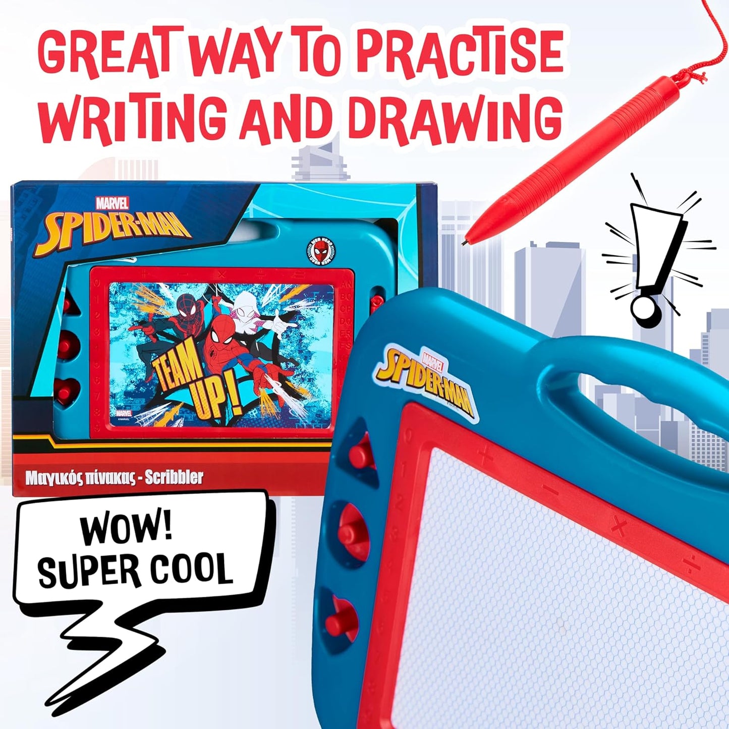 Magnetic Drawing Board for Kids Magic Scribbler Educational Learning Toy Spiderman Magnetic Scribbler