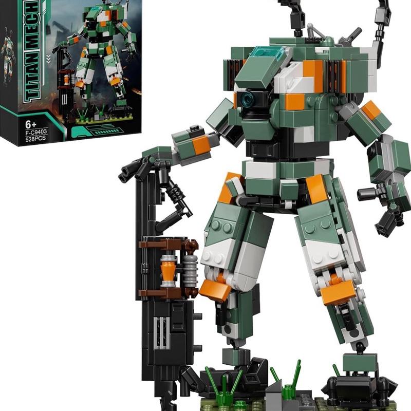 Millionspring Titan BT 7274 Mecha Robot Building Blocks Set, Titan Game Mecha Action Figures Toy