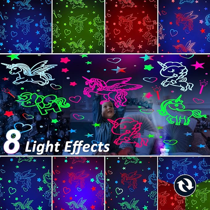YACHANCE Unicorn Night Light Projector - Unicorn Gifts