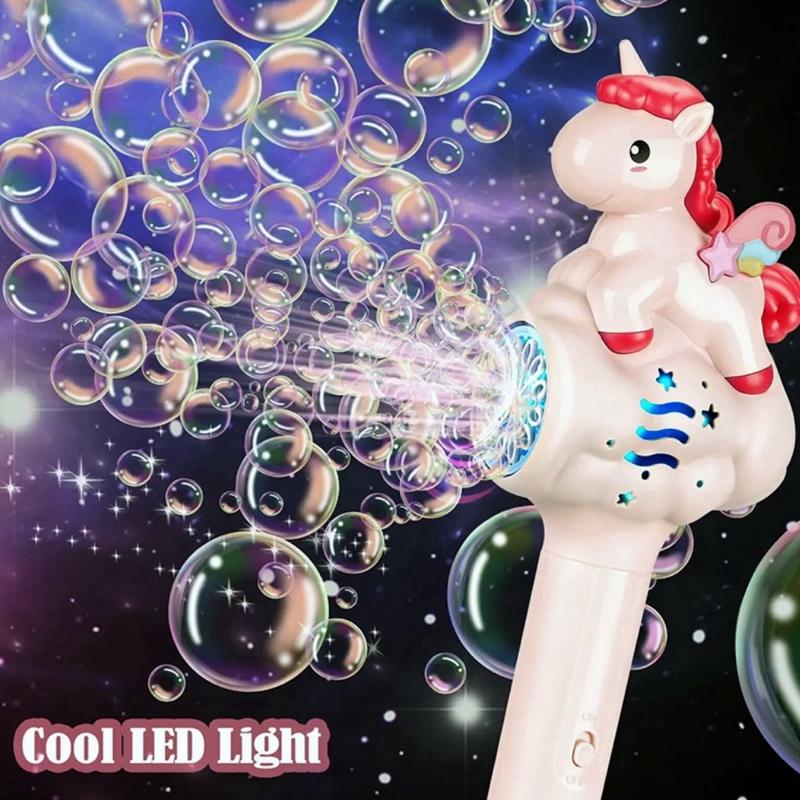 Bubble Tale Unicorn Rainbow Horse - Pink Children's Toy with Fun Bubble Feature - Ideal for Kids' Playtime
