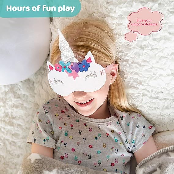jackinthebox Unicorn Gifts for Girls | 6-in-1 Premium Craft Kit | Arts and Crafts