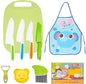 AIXMEET 9PCs Kids Kitchen Accessory Cooking Set