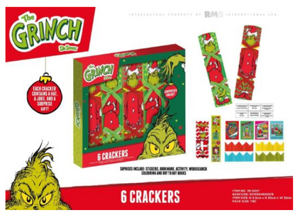 The Grinch 6 X 12" Crackers