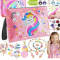 Unicorn DIY Diamond Crafts Bag Kit and Accessories Gift Set