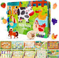 Busy Book, Farm Theme Activity Books - Kids Learning Educational Autism Sensory