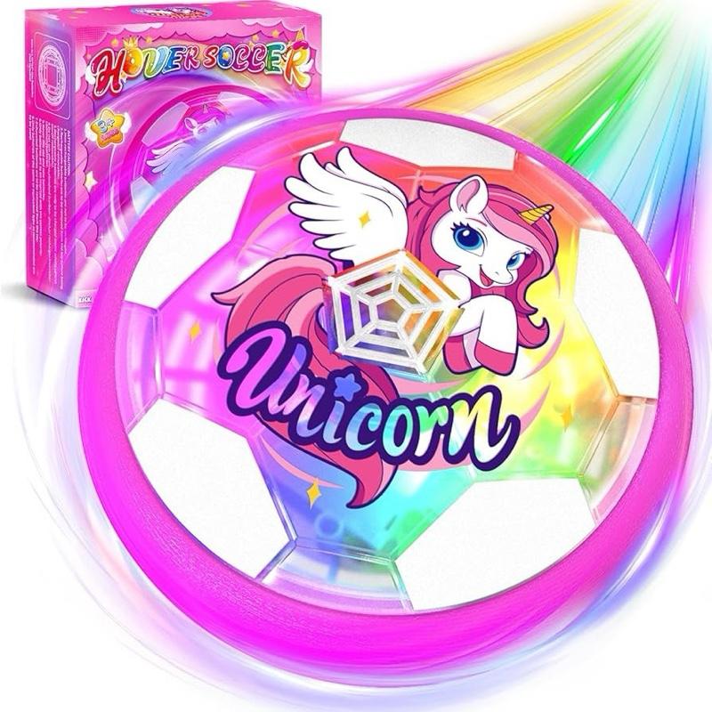 Unicorn Hover Football Light Up Indoor Football Unicorn Gift for Kids Fun Sports Toy