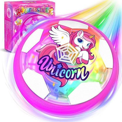 Unicorn Hover Football Light Up Indoor Football Unicorn Gift for Kids Fun Sports Toy