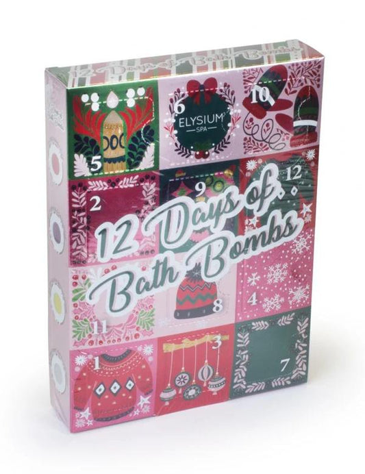 12 Days Of Christmas Bath Bomb Advent Calendar