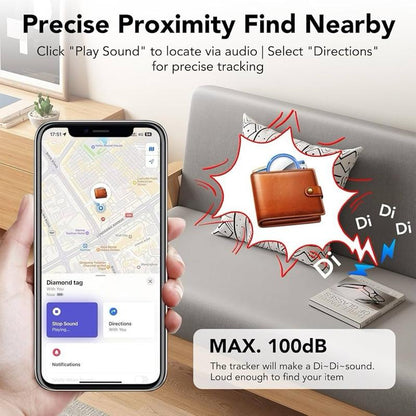 Hurthur Tag portable locator device IOS & android compatible