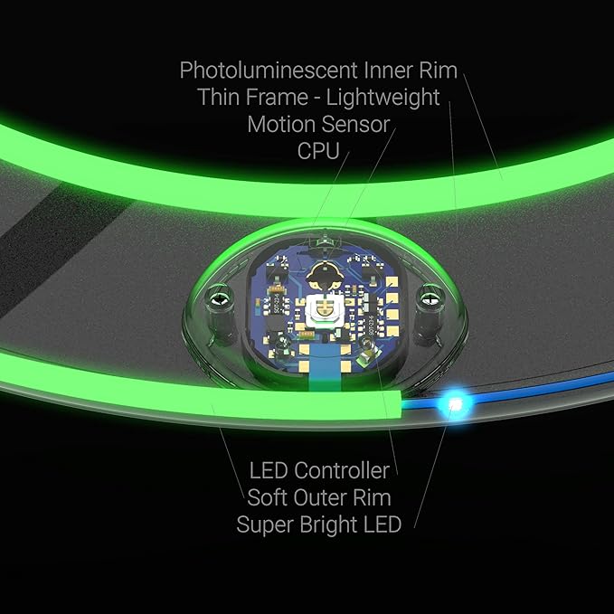 TOSY Flying Ring - 12 LED Super Bright Lightweight Toy 3-pack