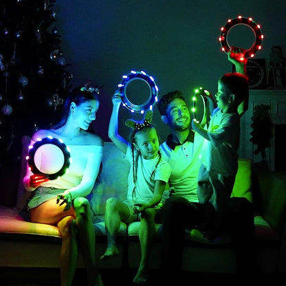 TOSY Flying Ring - 12 LED Super Bright Lightweight Toy 3-pack