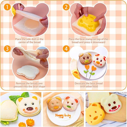AIXMEET 9PCs Kids Kitchen Accessory Cooking Set