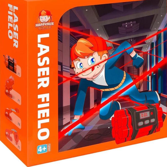 Laser Field Mission Spy Board Game Kids Adventure Spy Game for Family Become a Real Secret Agent Cross Lasers Complete Spy Mission Toys Gifts