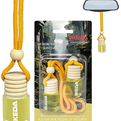 Ikeda Car Air Fresheners, Perfume Hanging Diffuser with Odour Eliminator Technology. Long Fragrant