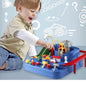 Car Adventure Toy, Rescue Preschool Educational Toy, Vehicle Puzzle Car Track Parking Playsets Race Tracks for Kids Boys Girls, Kids Gift Car Parking Playsets Toy