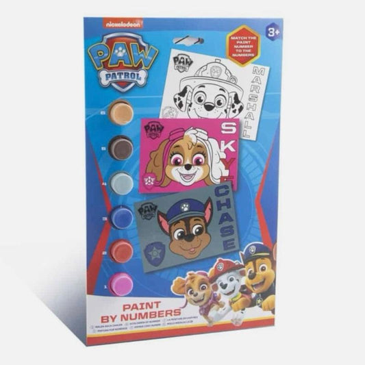 PAW PATROL PAINT BY NUMBERS CRAFT PAINTING ACTIVITY SET PAINT YOUR FAV PUPS art and crafts