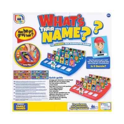 What's Their Name Classic Boardgame - The Classic Face Elimination Game for 2 Players Ages 5+