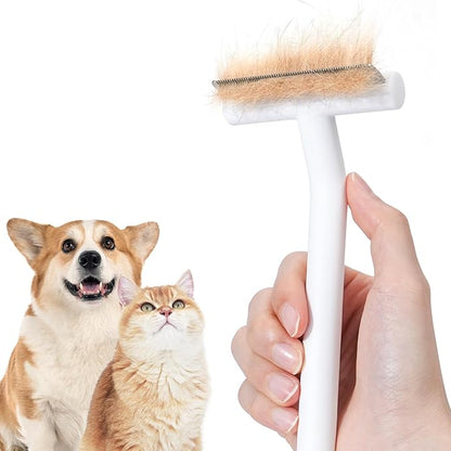 aumuca Pet Comb for Short Haired Cats Dogs, Painless Deshedding Comb with Gentle Tooth, Effectively Remove Loose Hair