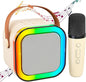 Mini Karaoke Machine with 1 Microphone - Blue & Pink