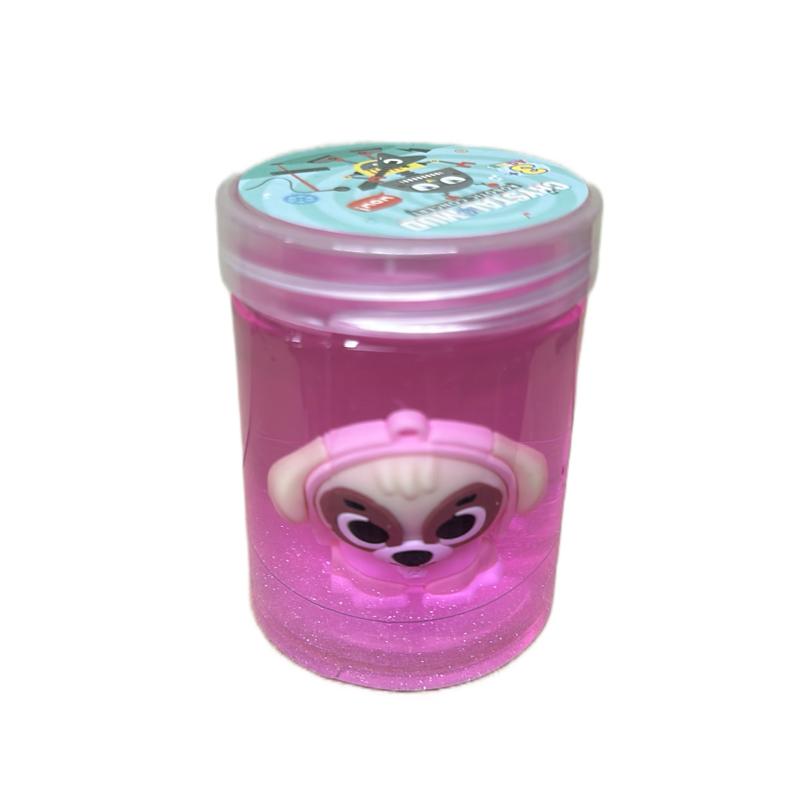 Crystal mud slime with paw patrol accessory