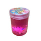Crystal mud slime with care bears charm