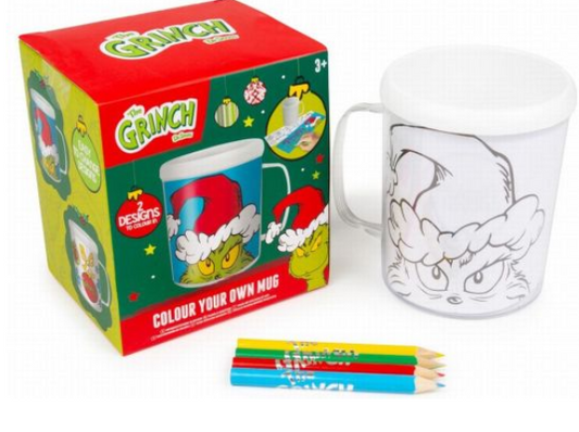 The Grinch Colour Your Own Mug