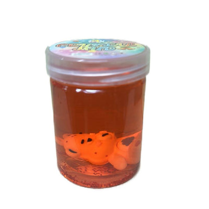 Crystal mud slime with care bears charm