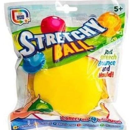 XL Stretch Squishy Ball - Pull Stretch and Mould - 4 Colours - Fun Kids Toy