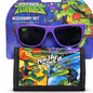 Teenage Mutant Ninja Turtles Childrens Sunglasses and Wallet Set with UV400 Protection and Ninja Power Design